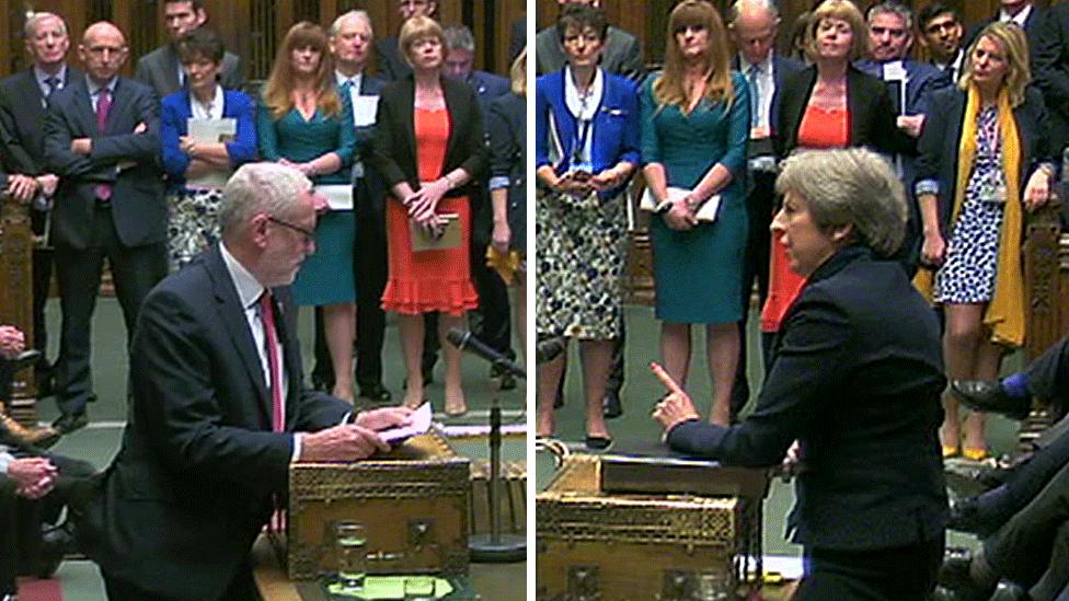 Theresa May and Jeremy Corbyn