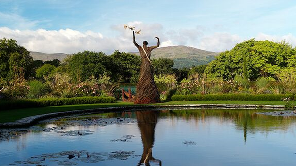 Sculpture at Bodnant Garden