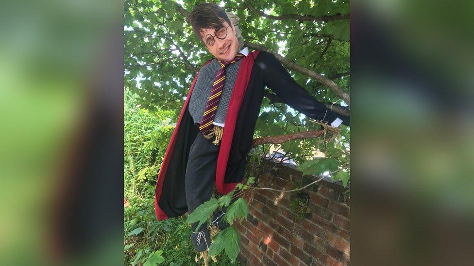 Harry Potter scarecrow