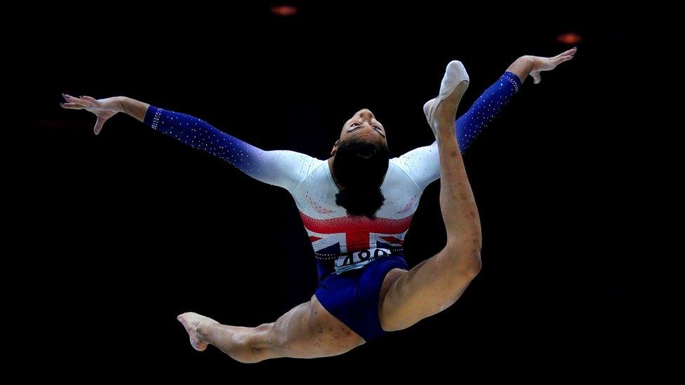 Ondine Achampong day four at world gymnastics championships