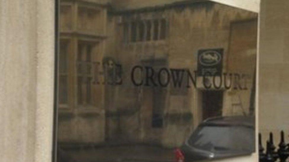 Crown court sign