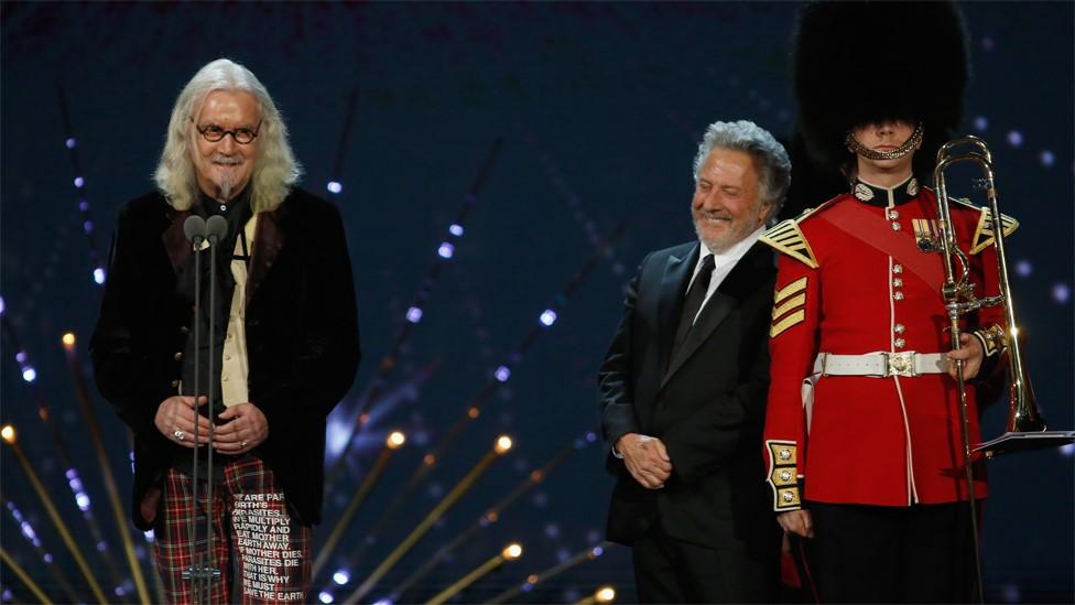 Dustin Hoffman and Billy Connolly