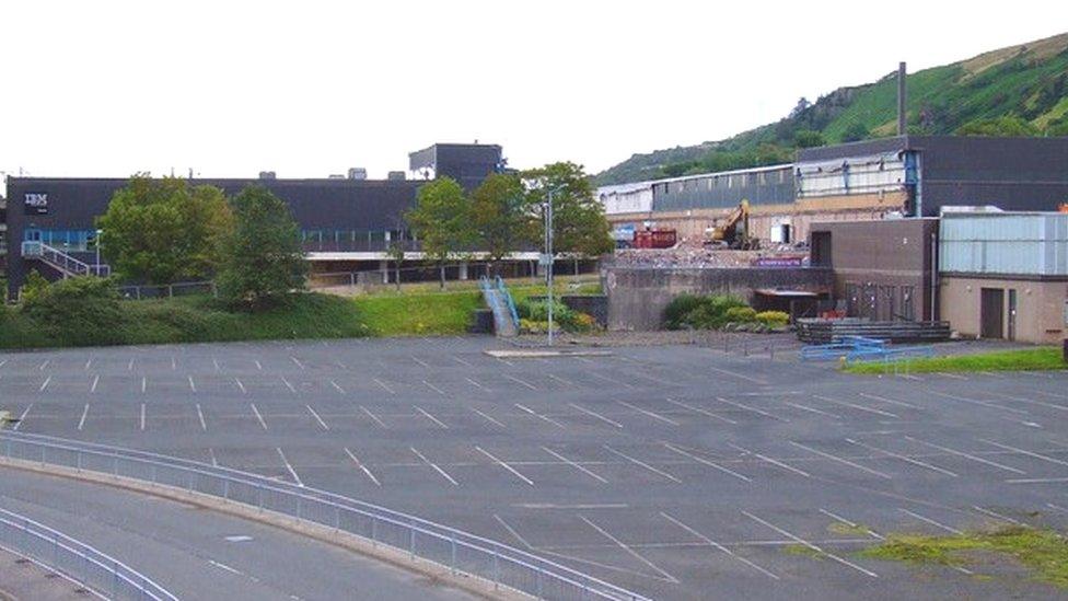 Former IBM site in Spango Valley