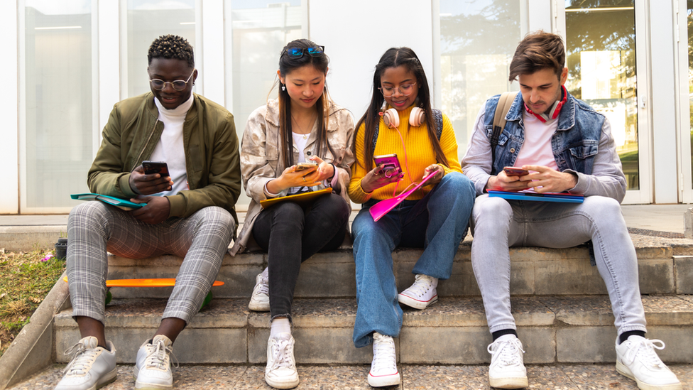 A group of young people