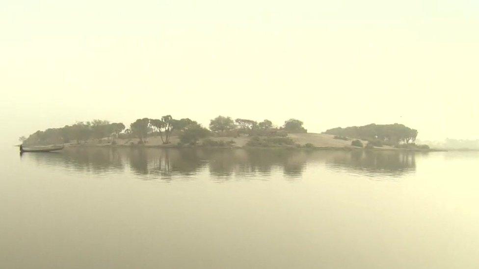 island on lake chad