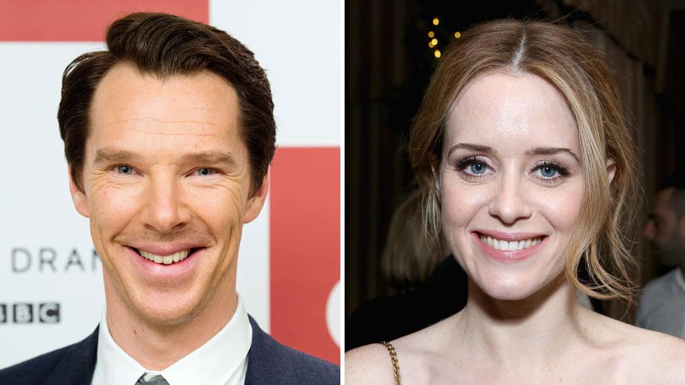 Benedict Cumberbatch and Claire Foy