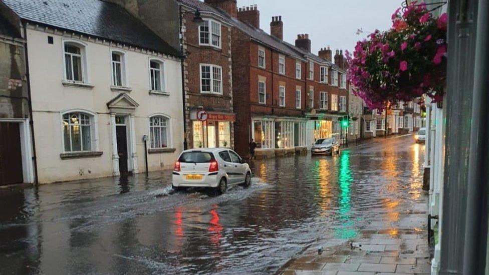 Tadcaster flooding in 2022