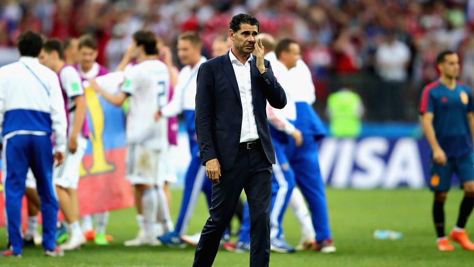 Fernando Hierro after Spain crash out of the 2018 World Cup.