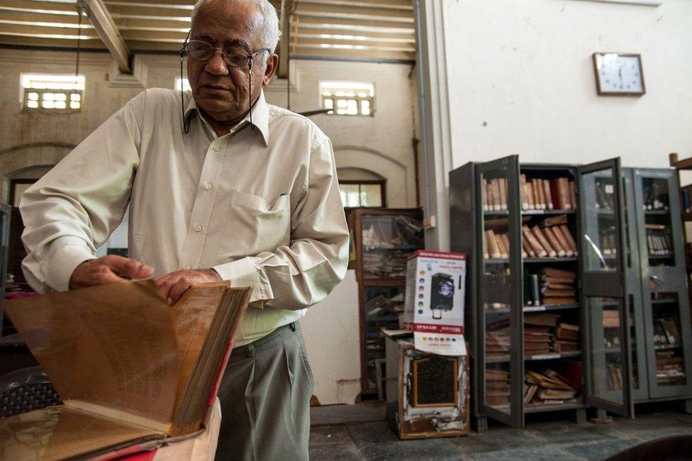 Mohanraman, the 73-year-old honorary secretary of the library