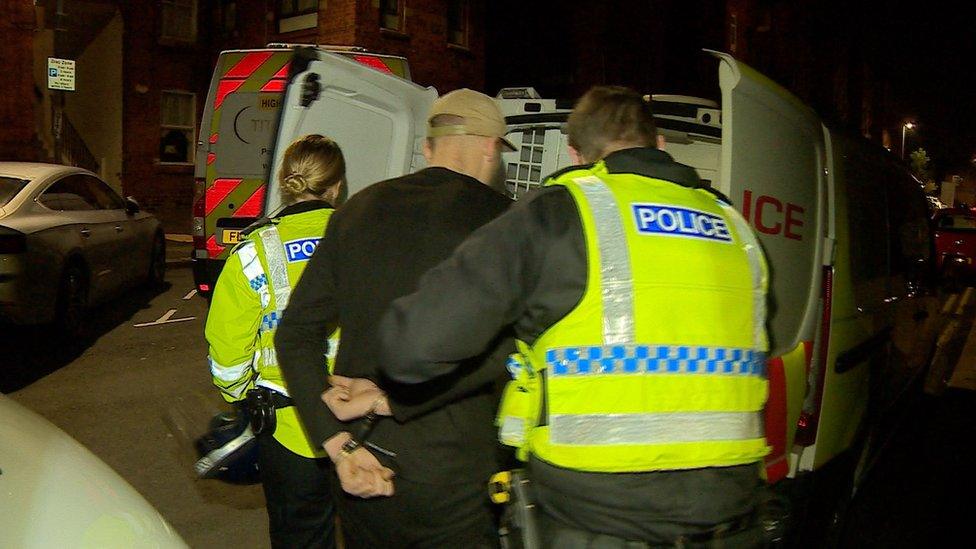 Arrest under way, Barrow