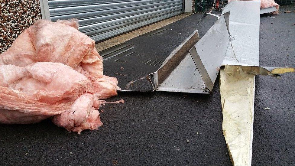 cladding and roof edges