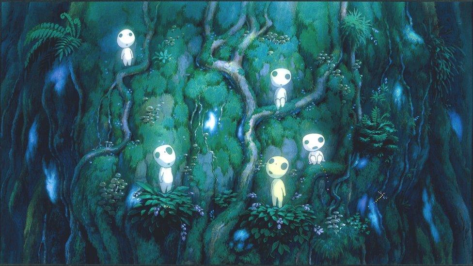 Image from the 1997 film Princess Mononoke