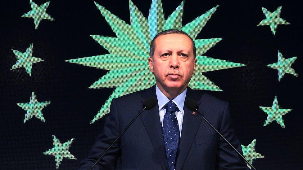 Turkey's President Recep Tayyip Erdogan