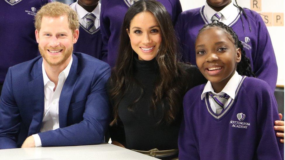 Prince Harry Meghan Markle Nottingham Academy