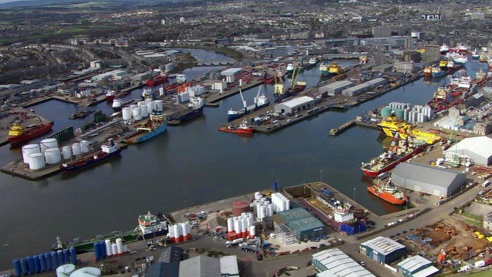 Aberdeen harbour