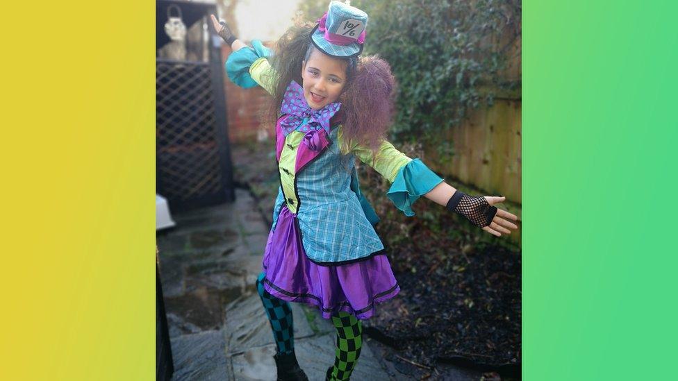 Amber as Mad Hatter