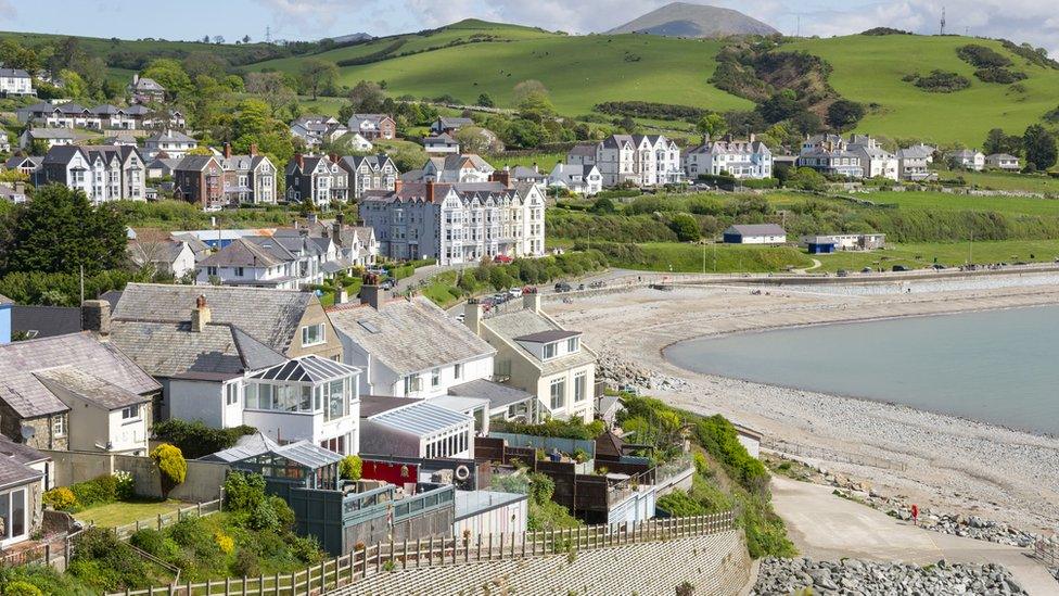 Criccieth in North Wales