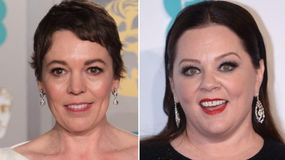 Olivia Colman and Melissa McCarthy