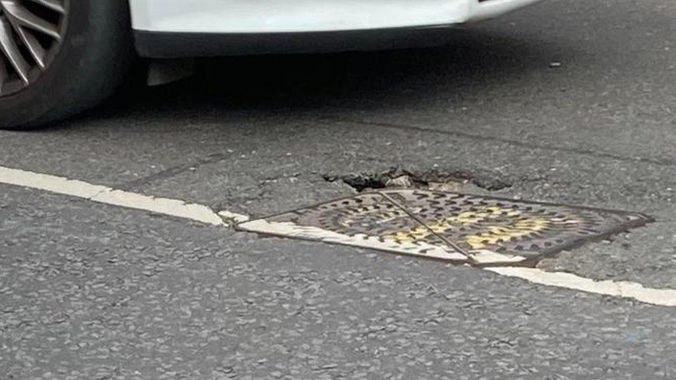 Manhole in North Street