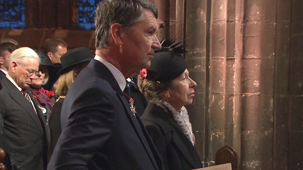 Princess Anne and her husband Sir Timothy Laurence