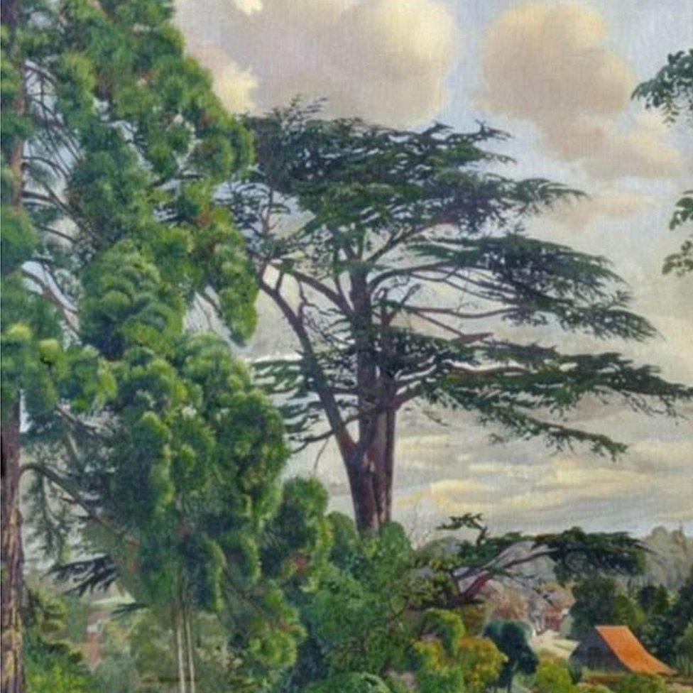 Cookham from Englefield by Sir Stanley Spencer