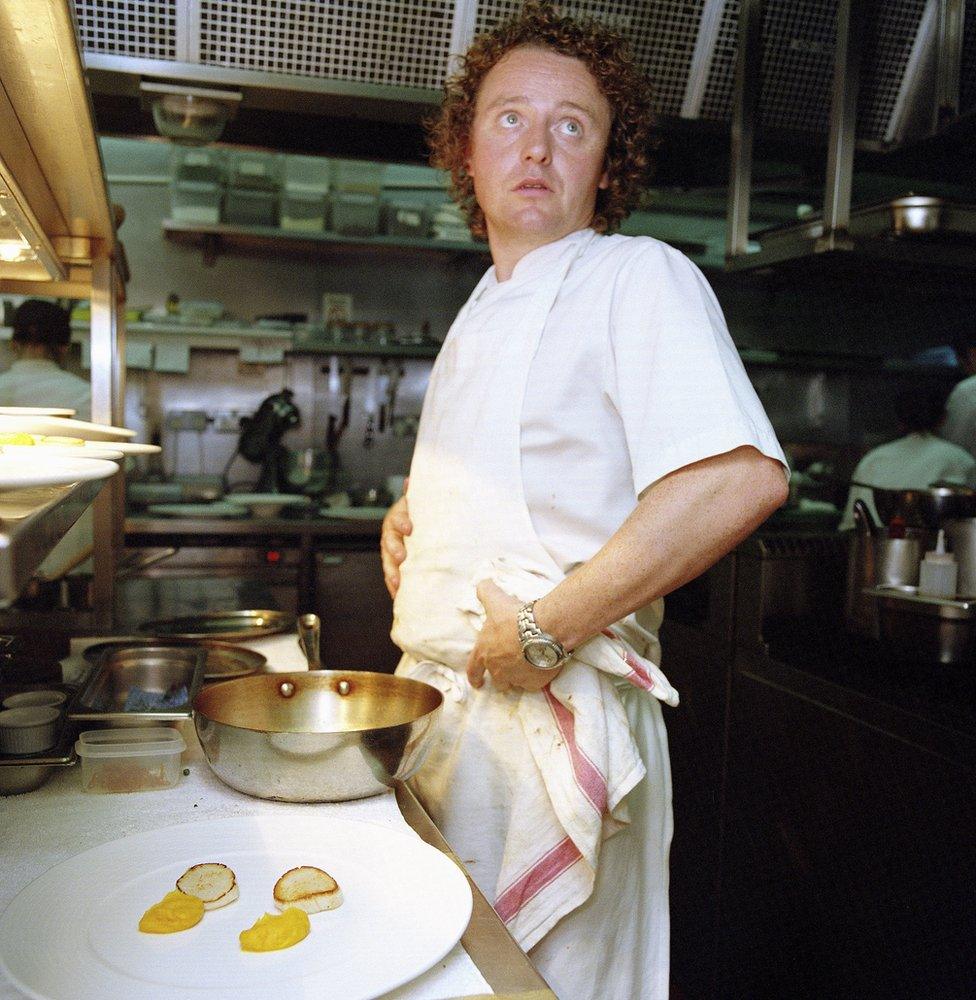 Tom Kitchin preparing foot