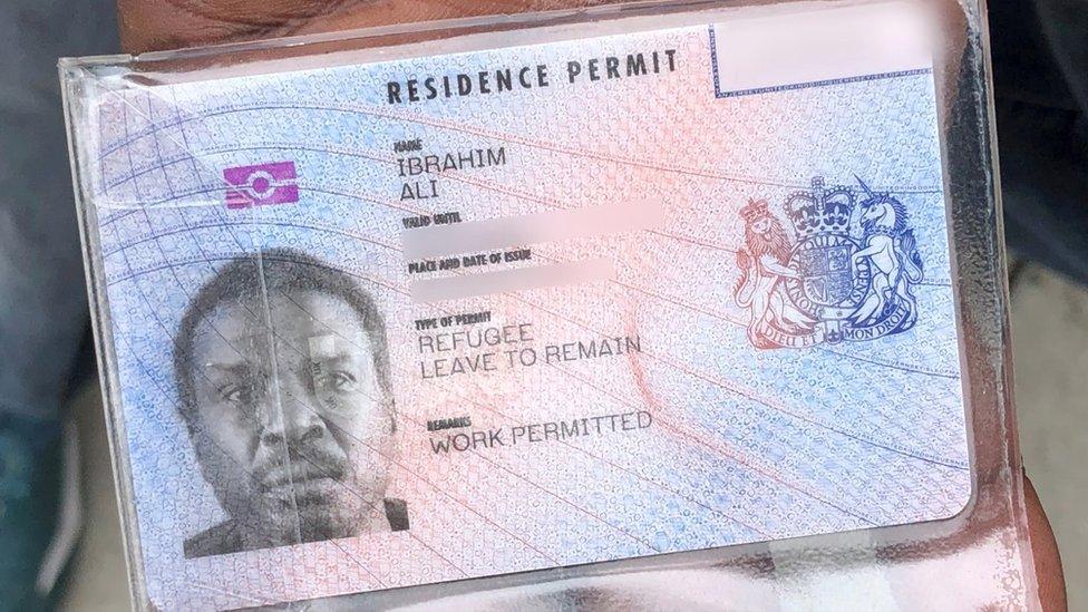 Ali Ibrahim's residence permit