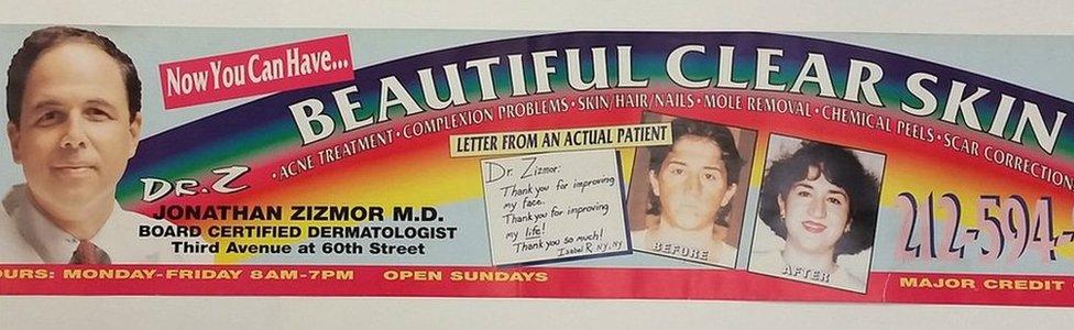 Dr Jonathan Zizmor's famous ad