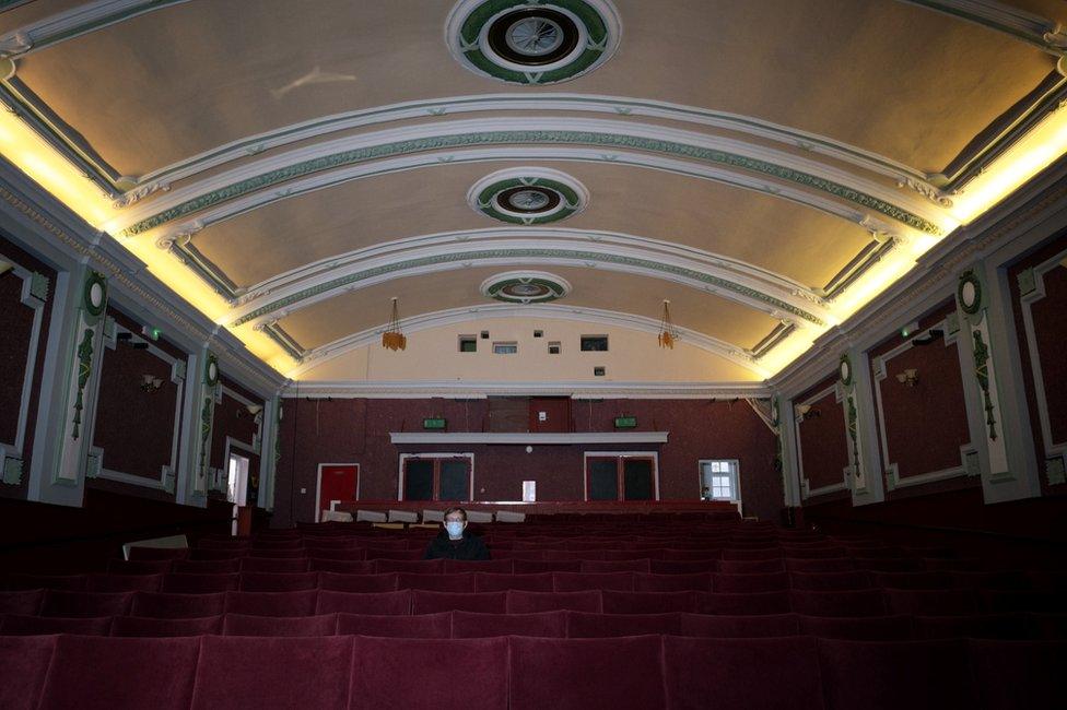 Inside the Electric Palace in Harwich