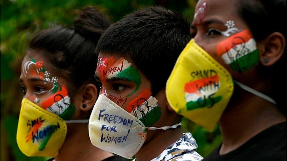 A protest against gender crimes