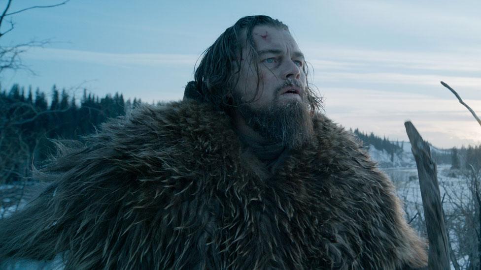 Leonardo DiCaprio in The Revenant