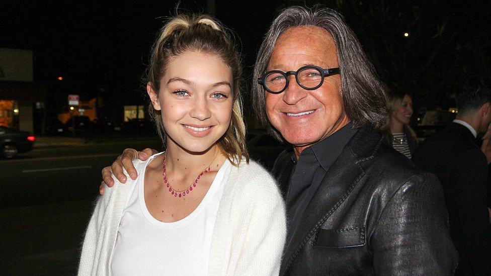 Gigi Hadid and her Dad, Mohamed