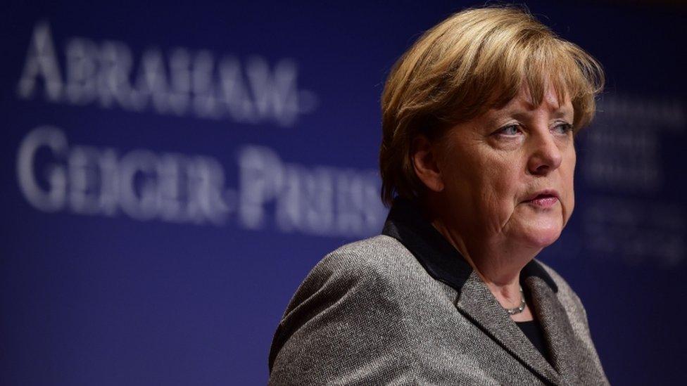 German Chancellor Angela Merkel