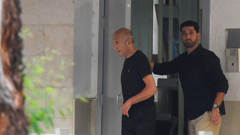 Olmert is released