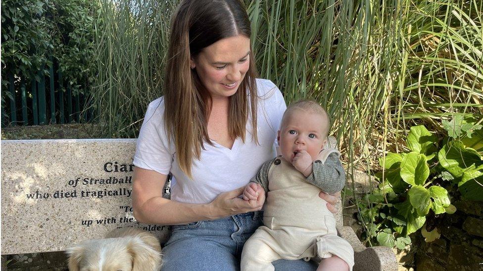 Sarah-Jane Dennehy with baby Charlie