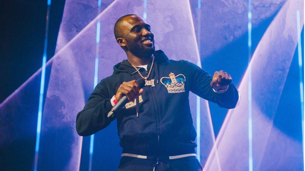 Picture of Headie One on stage