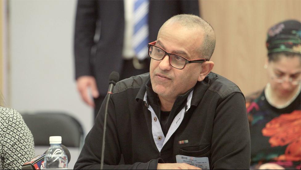 Rafi Shubeli, the Yemenite activist and historian giving evidence at the hearing