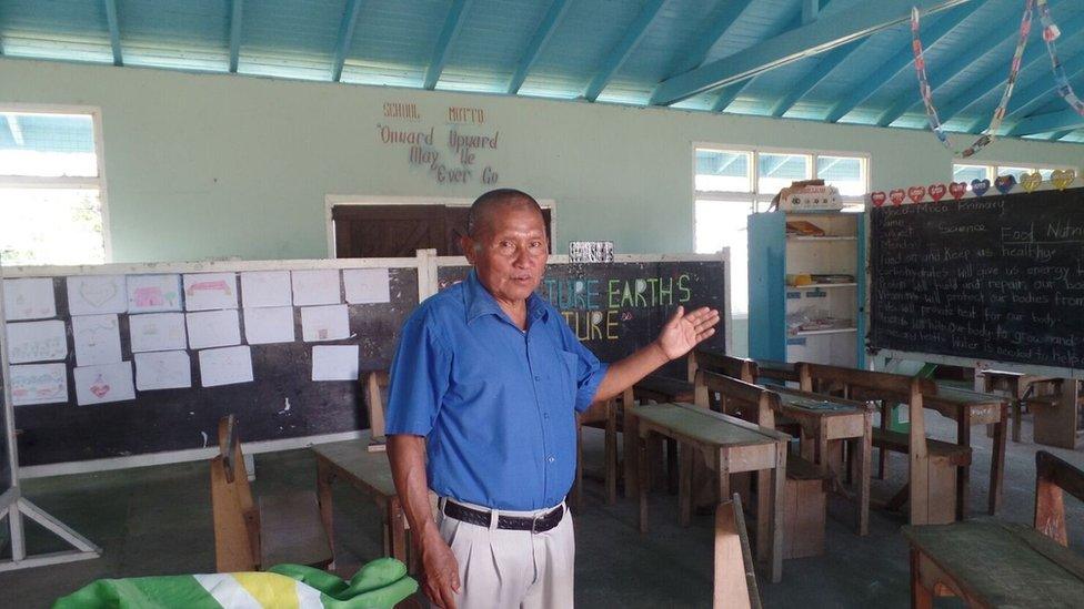 Stephen Demetro, head teacher of Moco-Moco Primary School.