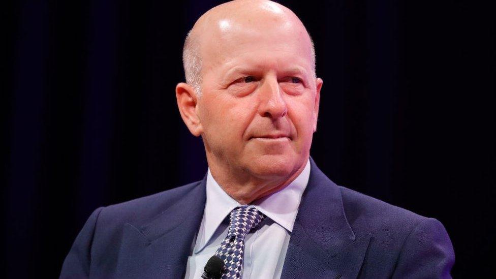 Goldman Sachs' chief executive David Solomon.