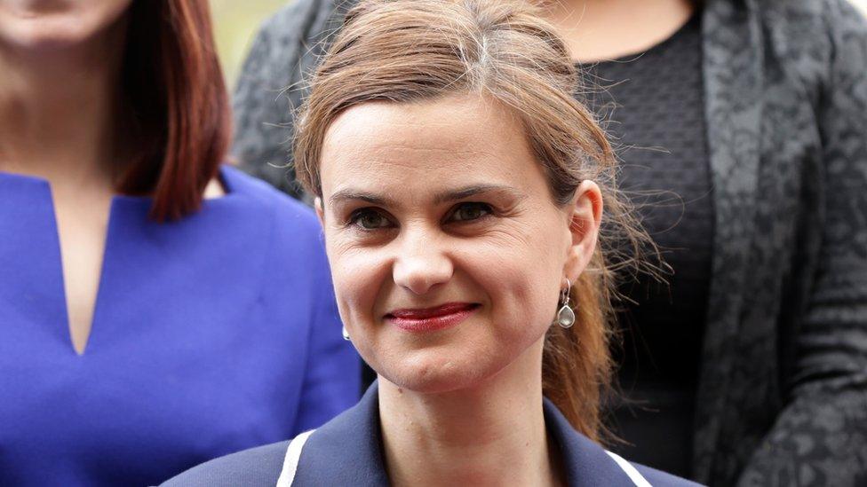 Jo Cox MP with other Labour women MPs