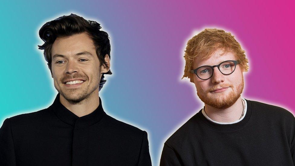 Harry Styles and Ed Sheeran