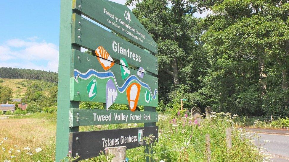 Glentress sign