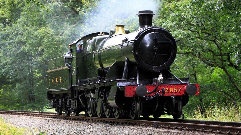 Engine on the Severn Valley Railway