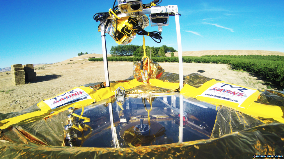 the record player back on earth