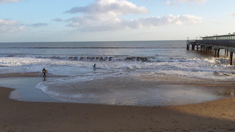 Boscombe beach