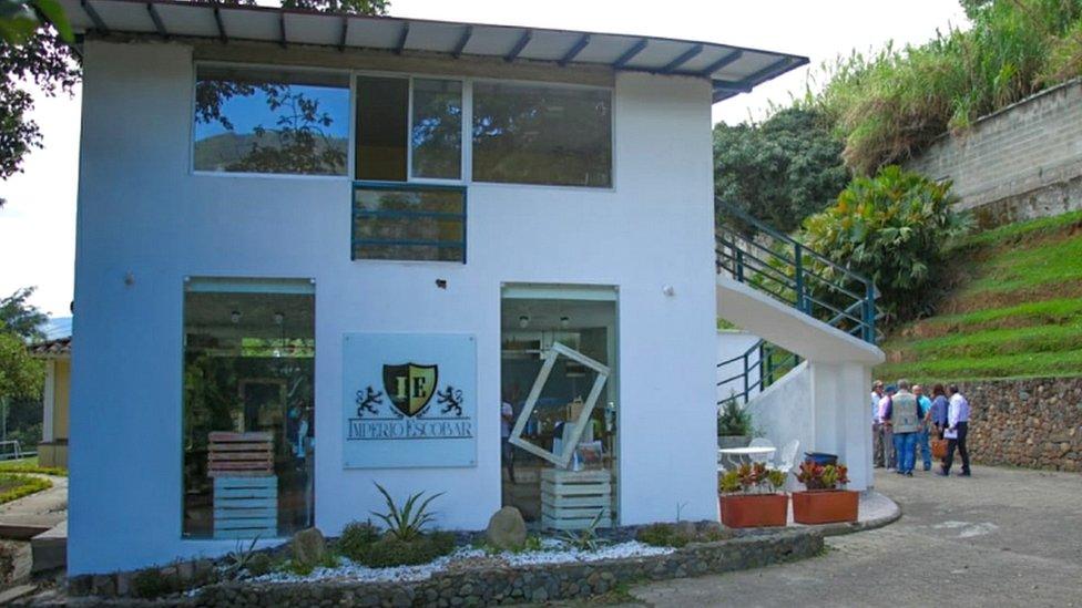 The house containing a museum dedicated to cocaine lord Pablo Escobar in Medellin, Colombia (handout picture: 19 September 2018)