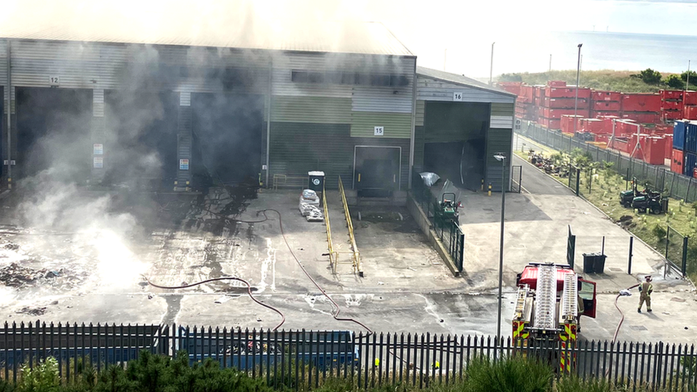 Suez recycling plant in Aberdeen