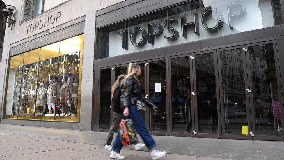 A Topshop store