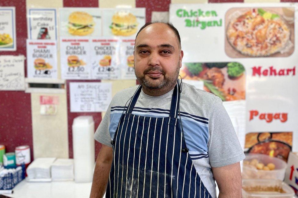 Mehmood Sahid runs a Halal bakery on Glasgow's south side