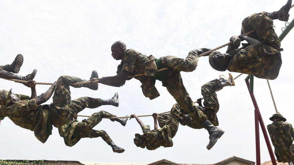 Dozens of army recruits undergo training at in Zaria - 2017